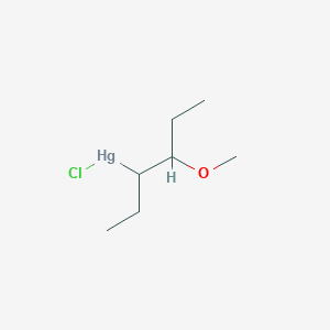 molecular formula C7H15ClHgO B15452428 Chloro(4-methoxyhexan-3-yl)mercury CAS No. 62594-77-8