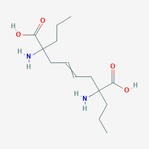 molecular formula C14H26N2O4 B15452489 2,7-Diamino-2,7-dipropyloct-4-enedioic acid CAS No. 62425-52-9