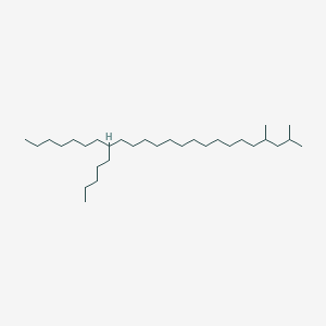 molecular formula C31H64 B15452505 2,4-Dimethyl-17-pentyltetracosane CAS No. 62635-92-1