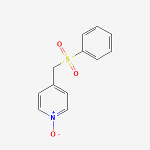 Pyridine, 4-[(phenylsulfonyl)methyl]-, 1-oxide