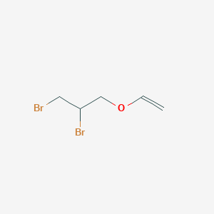 molecular formula C5H8Br2O B15452550 1,2-Dibromo-3-(ethenyloxy)propane CAS No. 62839-32-1