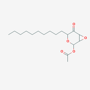 1-O-Acetyl-2,3-anhydro-5-decylpentopyranos-4-ulose