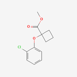 Methyl 1-(2-chlorophenoxy)cyclobutane-1-carboxylate