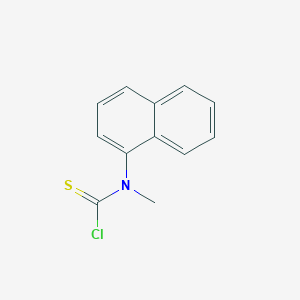 molecular formula C12H10ClNS B15452654 Methyl(naphthalen-1-yl)carbamothioyl chloride CAS No. 62664-58-8