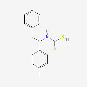 [1-(4-Methylphenyl)-2-phenylethyl]carbamodithioic acid