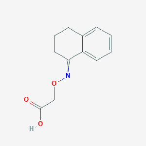 {[(3,4-Dihydronaphthalen-1(2H)-ylidene)amino]oxy}acetic acid