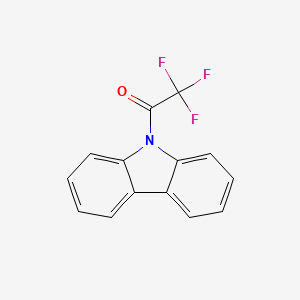 molecular formula C14H8F3NO B15452775 Carbazole, N-trifluoroacetyl- CAS No. 62615-79-6