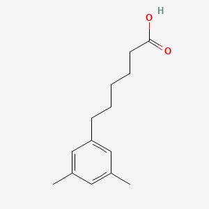 molecular formula C14H20O2 B15452779 6-(3,5-Dimethylphenyl)hexanoic acid CAS No. 62315-36-0