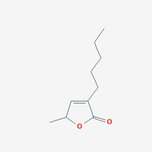 molecular formula C10H16O2 B15452842 5-Methyl-3-pentylfuran-2(5H)-one CAS No. 62527-73-5