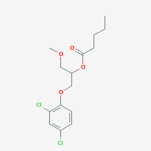 1-(2,4-Dichlorophenoxy)-3-methoxypropan-2-yl pentanoate