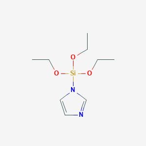 molecular formula C9H18N2O3Si B15452851 1-(Triethoxysilyl)-1H-imidazole CAS No. 62569-42-0