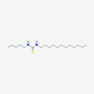 molecular formula C18H38N2S B15452875 N-Dodecyl-N'-pentylthiourea CAS No. 62552-46-9