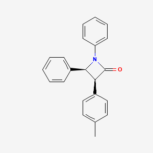 (3S,4S)-3-(4-methylphenyl)-1,4-diphenylazetidin-2-one