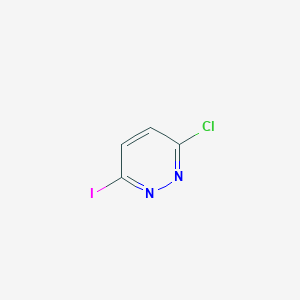 molecular formula C4H2ClIN2 B154529 3-氯-6-碘吡啶 CAS No. 135034-10-5