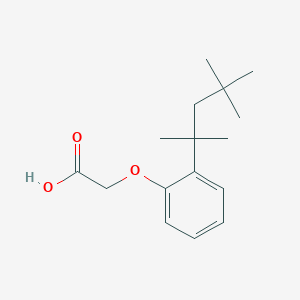 molecular formula C16H24O3 B15452915 [2-(2,4,4-Trimethylpentan-2-yl)phenoxy]acetic acid CAS No. 62606-56-8