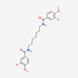 N,N'-(Heptane-1,7-diyl)bis(3-fluoro-4-methoxybenzamide)