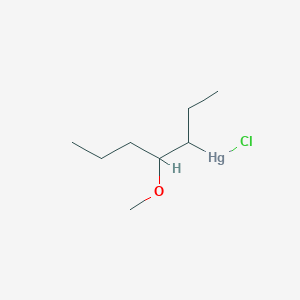 Chloro(4-methoxyheptan-3-yl)mercury