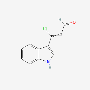 3-Chloro-3-(1H-indol-3-yl)prop-2-enal