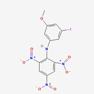 N-(3-Iodo-5-methoxyphenyl)-2,4,6-trinitroaniline