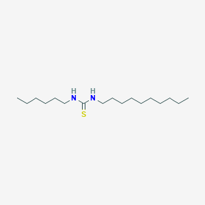 molecular formula C17H36N2S B15453028 N-Decyl-N'-hexylthiourea CAS No. 62552-35-6