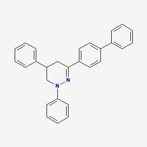 3-([1,1'-Biphenyl]-4-yl)-1,5-diphenyl-1,4,5,6-tetrahydropyridazine