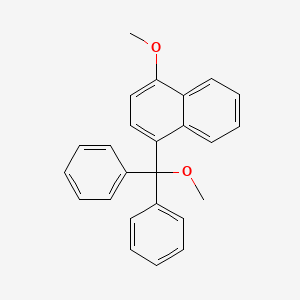 1-Methoxy-4-[methoxy(diphenyl)methyl]naphthalene