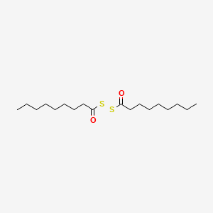 molecular formula C18H34O2S2 B15453126 S-nonanoylsulfanyl nonanethioate CAS No. 62652-59-9