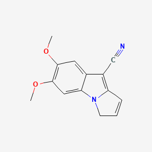 6,7-Dimethoxy-3H-pyrrolo[1,2-a]indole-9-carbonitrile