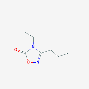 molecular formula C7H12N2O2 B15453166 1,2,4-Oxadiazol-5(4H)-one, 4-ethyl-3-propyl- CAS No. 62626-36-2