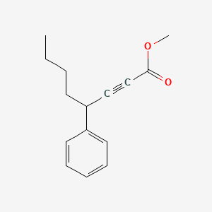 molecular formula C15H18O2 B15453173 Methyl 4-phenyloct-2-ynoate CAS No. 62360-11-6