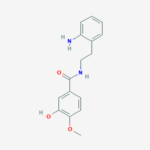 N-[2-(2-Aminophenyl)ethyl]-3-hydroxy-4-methoxybenzamide