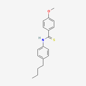 Benzenecarbothioamide, N-(4-butylphenyl)-4-methoxy-