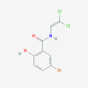 5-Bromo-N-(2,2-dichloroethenyl)-2-hydroxybenzamide