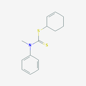 Cyclohex-2-en-1-yl methyl(phenyl)carbamodithioate