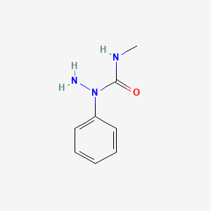 molecular formula C8H11N3O B15453296 N-Methyl-1-phenylhydrazine-1-carboxamide CAS No. 62225-72-3