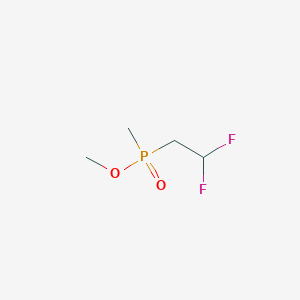 molecular formula C4H9F2O2P B15453299 Methyl (2,2-difluoroethyl)methylphosphinate CAS No. 62317-09-3