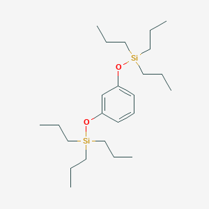 molecular formula C24H46O2Si2 B15453398 [1,3-Phenylenebis(oxy)]bis(tripropylsilane) CAS No. 62511-87-9