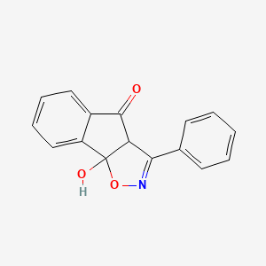 8b-Hydroxy-3-phenyl-3a,8b-dihydro-4H-indeno[2,1-d][1,2]oxazol-4-one