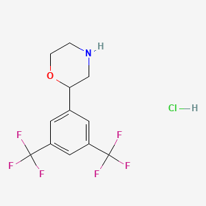 2-[3,5-Bis(trifluoromethyl)phenyl]morpholine;hydrochloride