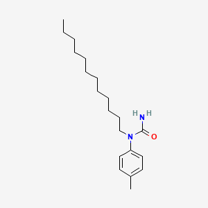 molecular formula C20H34N2O B15453468 N-Dodecyl-N-(4-methylphenyl)urea CAS No. 62641-32-1