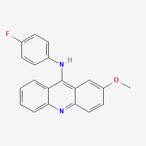 N-(4-Fluorophenyl)-2-methoxyacridin-9-amine