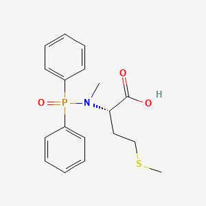 N-(Diphenylphosphoryl)-N-methyl-L-methionine