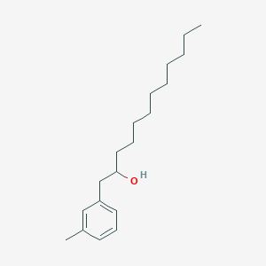 molecular formula C19H32O B15453555 1-(3-Methylphenyl)dodecan-2-OL CAS No. 62425-19-8