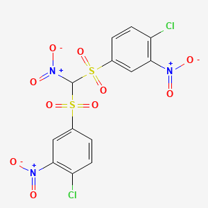 1,1'-[(Nitromethylene)disulfonyl]bis(4-chloro-3-nitrobenzene)