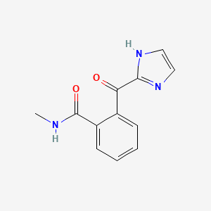 molecular formula C12H11N3O2 B15453574 2-(1H-Imidazole-2-carbonyl)-N-methylbenzamide CAS No. 62366-83-0