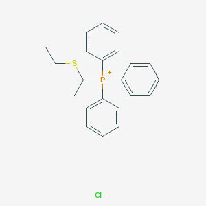 [1-(Ethylsulfanyl)ethyl](triphenyl)phosphanium chloride