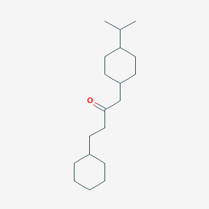 molecular formula C19H34O B15453629 4-Cyclohexyl-1-[4-(propan-2-yl)cyclohexyl]butan-2-one CAS No. 62221-16-3