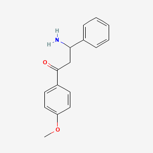 3-Amino-1-(4-methoxyphenyl)-3-phenylpropan-1-one