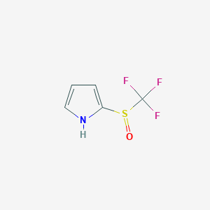 1H-Pyrrole, 2-[(trifluoromethyl)sulfinyl]-