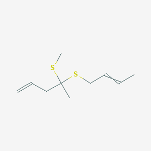 4-[(But-2-en-1-yl)sulfanyl]-4-(methylsulfanyl)pent-1-ene